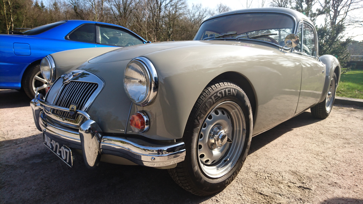 MG A Twin-Cam Coupe uit 1960